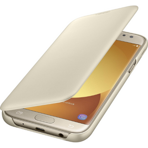 Samsung Galaxy J5 (2017) Wallet Boekhoesje Goud