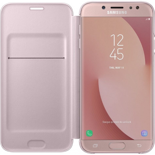 Samsung Galaxy J5 (2017) Wallet Boekhoesje Roze