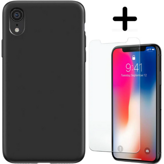 Apple iPhone XR Hoesje TPU Zwart - Fooniq.nl