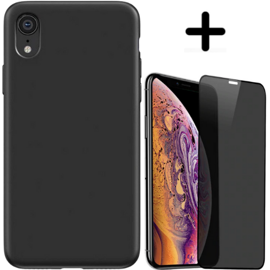 Apple iPhone XR Hoesje TPU Zwart - Fooniq.nl