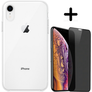 Apple iPhone XR Hoesje TPU Transparant - Fooniq.nl