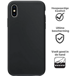 Apple iPhone XS Max Hoesje TPU Zwart - Fooniq.nl