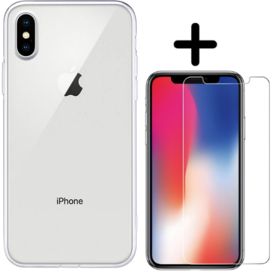 Apple iPhone XS Hoesje TPU Zwart - Fooniq.nl