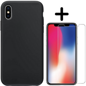 Apple iPhone XS Hoesje TPU Zwart - Fooniq.nl