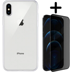 Apple iPhone XS Max Hoesje TPU Zwart - Fooniq.nl
