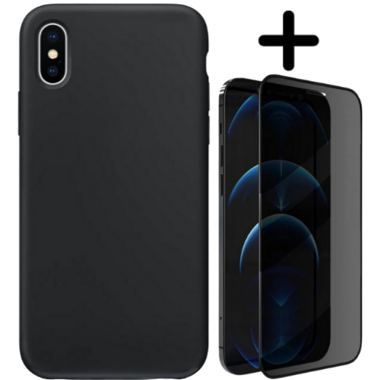 Apple iPhone XS Hoesje TPU Transparant - Fooniq.nl