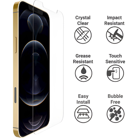 Apple iPhone 12 Pro Screenprotector Transparant - Fooniq.nl