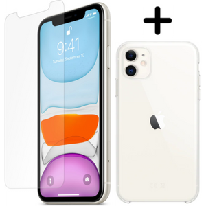Apple iPhone 11 Screenprotector Transparant