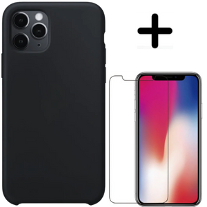 Apple iPhone 11 Pro Max Hoesje TPU Zwart - Fooniq.nl