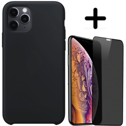 Apple iPhone 11 Pro Hoesje TPU Zwart - Fooniq.nl