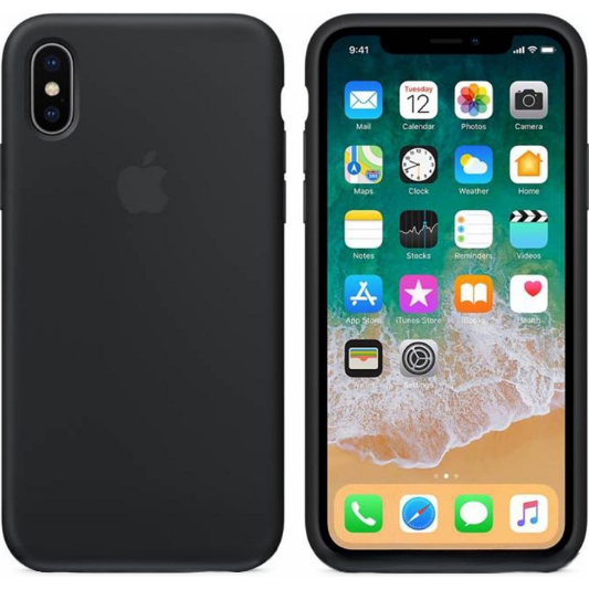 Apple iPhone X Hoesje TPU Zwart - Fooniq.nl