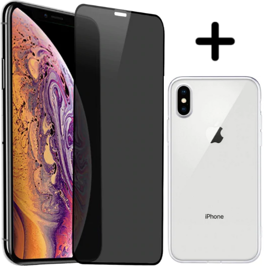 Apple iPhone XS Screenprotector Transparant