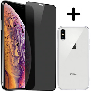 Apple iPhone XS Screenprotector Privacy
