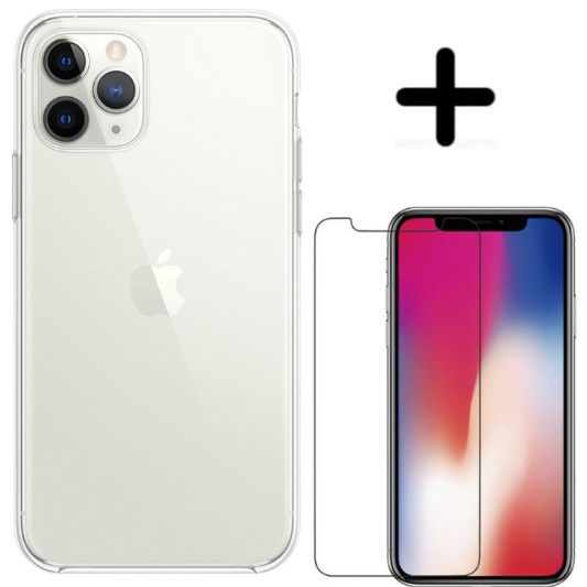 Apple iPhone 11 Pro Max Hoesje TPU Zwart - Fooniq.nl