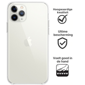 Apple iPhone 11 Pro Hoesje TPU Transparant - Fooniq.nl