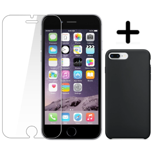 Apple iPhone 8 Plus Screenprotector Transparant