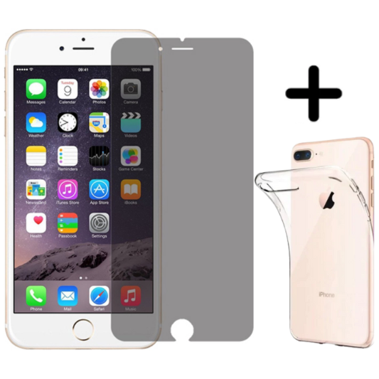 Apple iPhone 8 Plus Screenprotector Transparant
