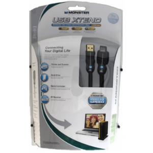 Monster USB Verlengsnoer 2,13M Zwart - Fooniq.nl