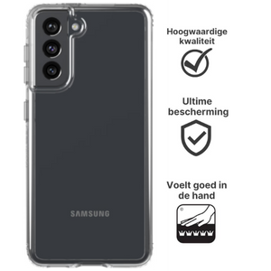 Samsung Galaxy S21 FE Hoesje TPU Transparant - Fooniq.nl