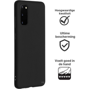 Samsung Galaxy S20 Hoesje TPU Zwart - Fooniq.nl