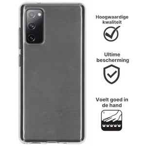 Samsung Galaxy S20 Hoesje TPU Transparant - Fooniq.nl
