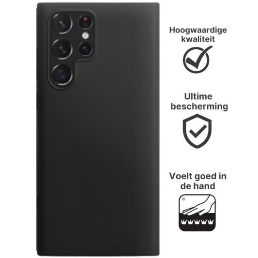 Samsung Galaxy S20 Ultra Hoesje TPU Zwart - Fooniq.nl